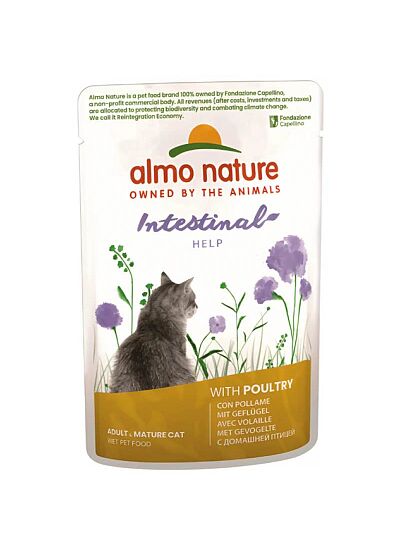 Almo Nature Functional Cat Adult Intestinal Φακελάκι Πουλερικά 70gr