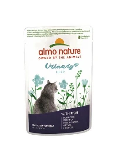 Almo Nature Functional Cat Adult Urinary Φακελάκι Ψάρι 70gr