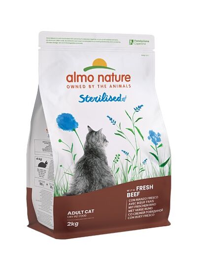 Almo Nature Functional Cat Adult Sterilized Μοσχάρι 2Kg