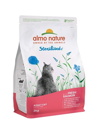 Almo Nature Functional Cat Adult Sterilized Σολομός 2Kg