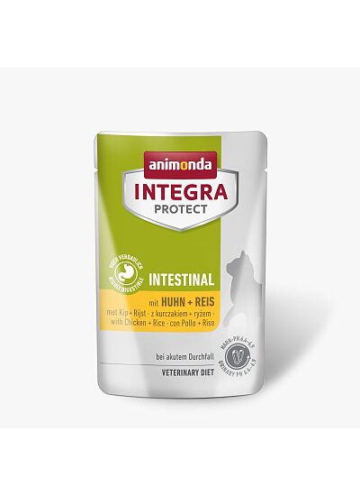 Integra Cat Protect Adult Intestinal Φακελάκι Κοτόπουλο & Ρύζι 85gr