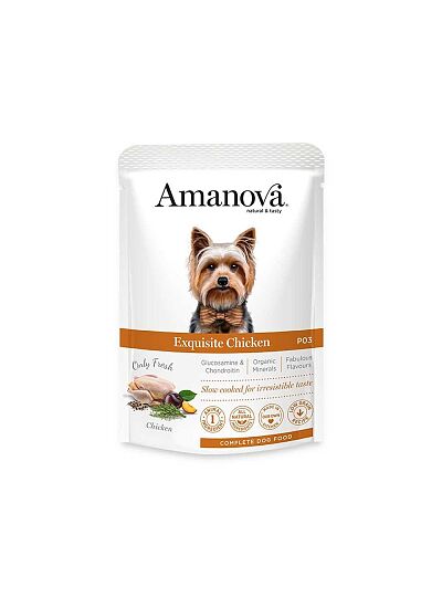 Amanova Low Grain Adult Dog Exquisite Chicken Φακελάκι 100gr