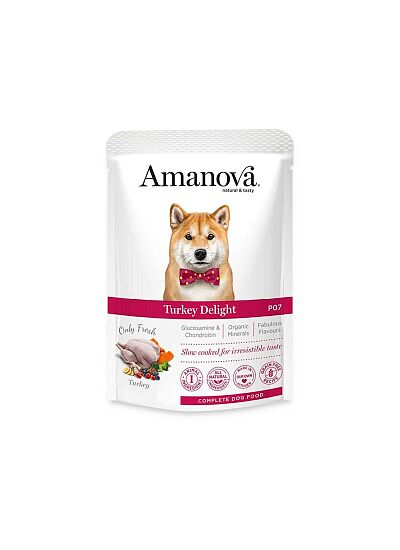 Amanova Low Grain Adult Dog Turkey Delight Φακελάκι 100gr