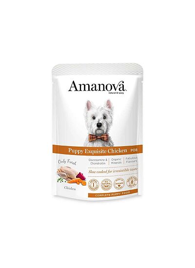 Amanova Grain Free Puppy Exquisite Chicken Φακελάκι 100gr
