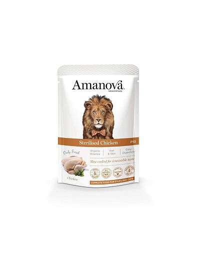 Amanova Cat Sterilised Chicken 85gr