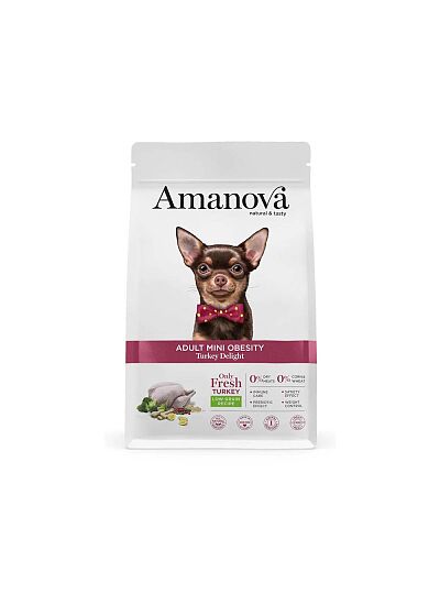 Amanova Low Grain Adult Mini Obesity Turkey Delight 2Kg