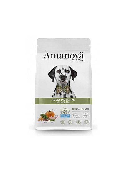 Amanova Grain Free Adult Digestive Divine Rabbit 10Kg