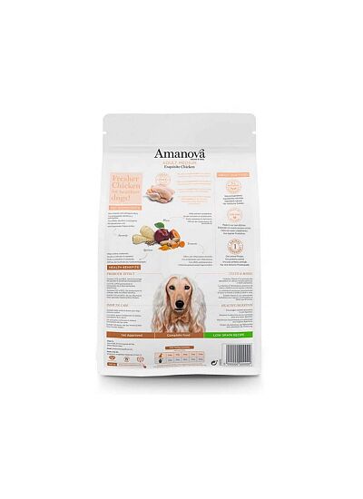 Amanova Low Grain Adult Medium Exquisite Chicken 12Kg