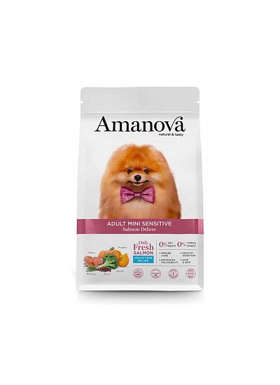 Amanova Grain Free Adult Mini Sensitive Salmon Deluxe 2Kg