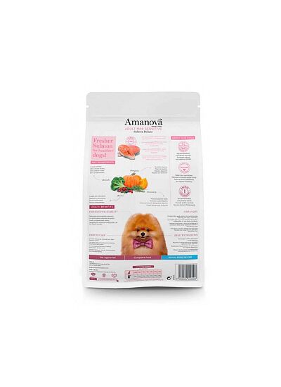Amanova Grain Free Adult Mini Sensitive Salmon Deluxe 2Kg