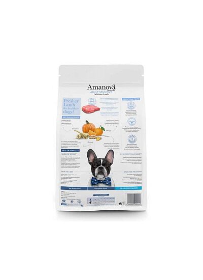 Amanova Grain Free Adult Sensitive Delicious Lamb 2Kg