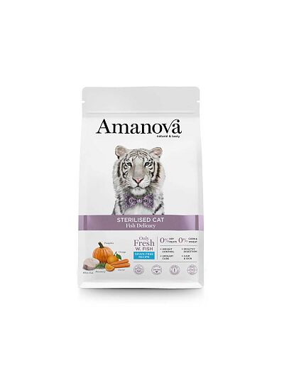 Amanova Grain Free Sterilised Cat Fish Delicacy 1,5Kg