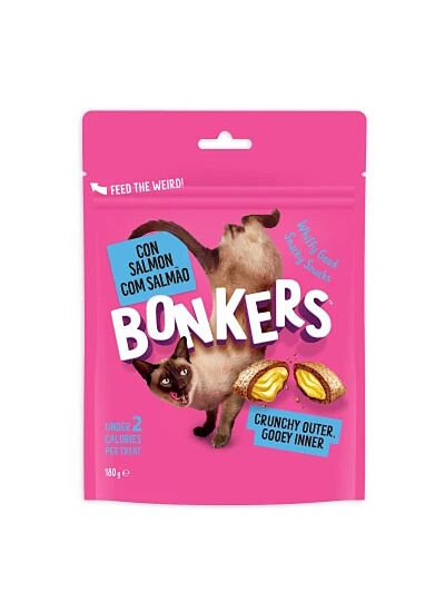 Bonkers Τραγανή Λιχουδιά Σολομός με Κοτόπουλο 180gr
