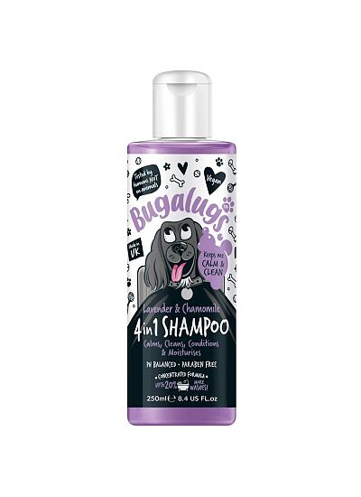 Bugalugs 4 In 1 Shampoo Lavender & Chamomile 250ml
