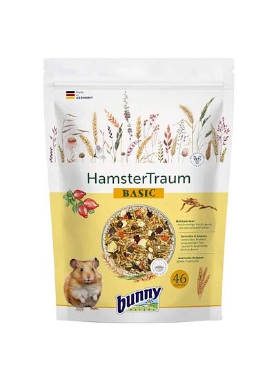 Bunny Nature Πλήρης Τροφή για Χάμστερ Dwarf Hamster Dream Basic 600gr