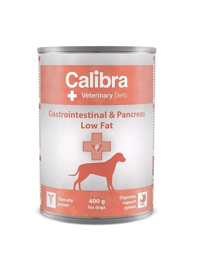 Calibra Veterinary Diets Gastrointestinal & Pancreas Low Fat Κονσέρβα για Σκύλο 400gr