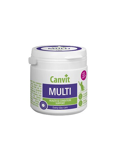 Canvit Multi Cat Βιταμίνες για Γάτες για Καθημερινή Φροντίδα 100gr/90 ταμπλέτες