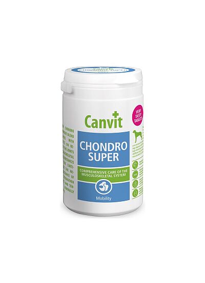 Canvit Chondro Super Dog Φυσικό Συμπλήρωμα Χονδροϊτίνης  230gr/80Κάψουλες