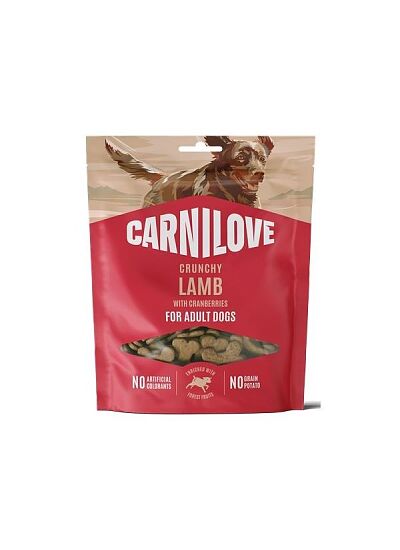 Carnilove Crunchy Snack Σκύλου Lamb with Cranberries 200gr