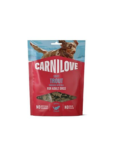 Carnilove Soft Snack Σκύλου Trout with Dill 200gr