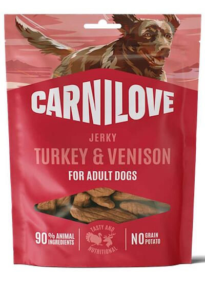 Carnilove SN Jerky Turkey With Venison 100gr