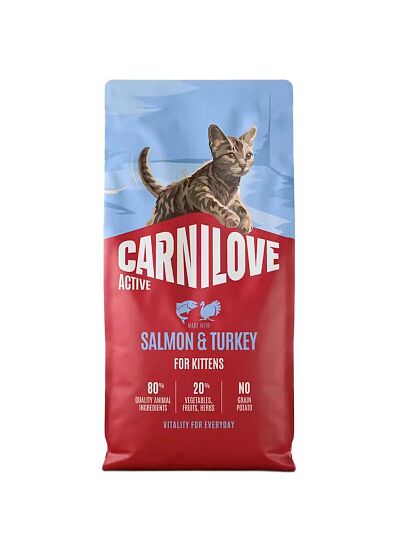 Carnilove Grain Free Kitten Active Salmon & Turkey 2Kg