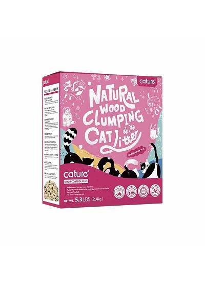 Cature Odor Control Plus Βιοδιασπώμενο Υπόστρωμα Υγιεινής για Γάτες 6L (2,4Kg)
