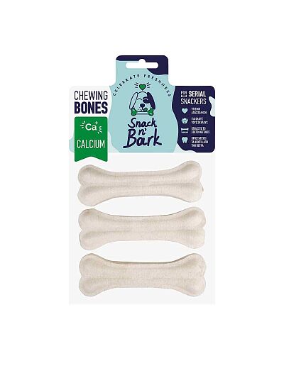 Snack n' Bark Συμπαγή Κόκκαλο Ασβεστίου 13cm 55gr (3τμχ)