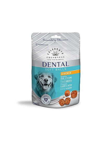 Celebrate Freshness Dental Soft Balls Chicken για Σκύλους 150gr