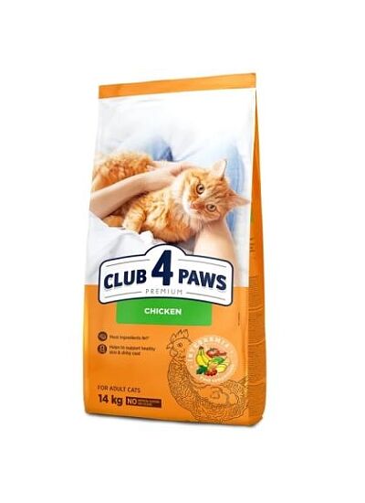 Club 4 Paws Kitten με Κοτόπουλο 14Kg