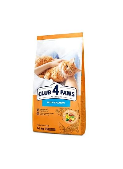 Club 4 Paws Sterilised Low Grain με Σολομό 2Kg