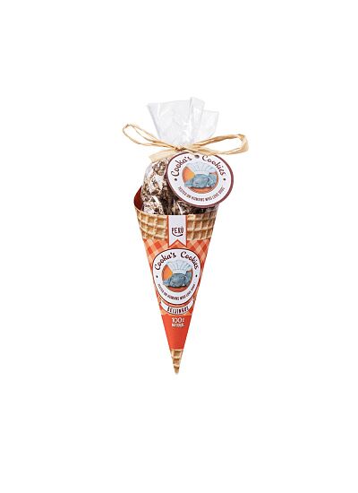 Cooka's Cookies Μπισκότα Little Kisses με Γεύση Γαλοπούλα 50gr