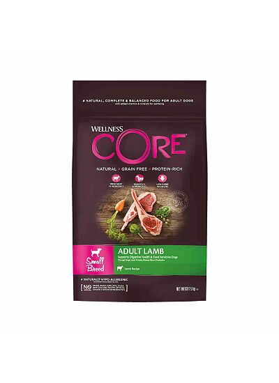 Wellness Core Adult Small με Αρνί 5kg