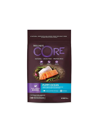 Wellness Core Puppy Small Medium Breed Ocean 1.5kg