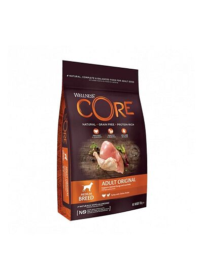 Wellness Core Adult Original με Γαλοπούλα & Κοτόπουλο 10Kg