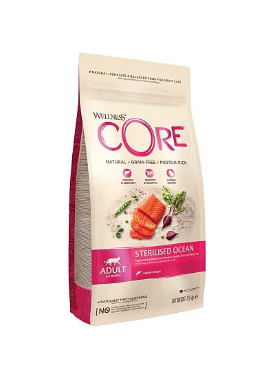 Wellness Core Sterilised Ocean με Σολομό 1.75kg