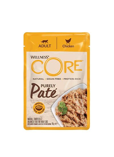 Wellness Core Cat Adult Πατέ Κοτόπουλο 85gr