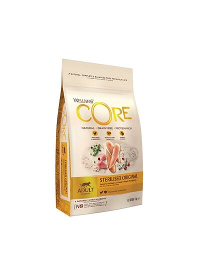 Wellness Core Sterilised με Κοτόπουλο & Γαλοπούλα 300gr