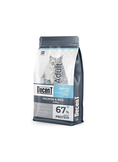 Decent Ξηρά Τροφή Γάτας Adult Sensitive Skin 1.5kg