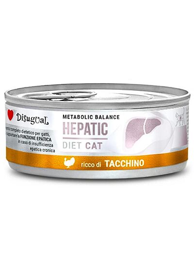 Disugual Hepatic Diet Cat Γαλοπούλα 85gr