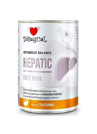 Disugual Hepatic Diet Dog Γαλοπούλα 400gr