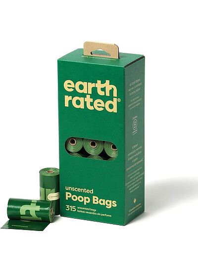 Earth Rated Eco Friendly Σακούλες Υγιεινής Χωρίς Άρωμα (21ρολά/315τμχ)