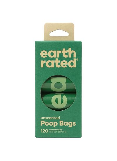 Earth Rated Eco Friendly Σακούλες Υγιεινής Χωρίς Άρωμα (8ρολά/120τμχ)