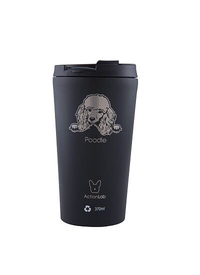 Eco Life Coffee Thermos Μαύρο Poodle 370ml