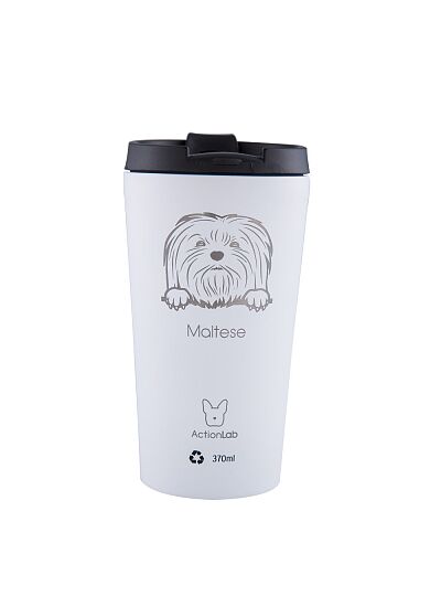 Eco Life Coffee Thermos Λευκό Maltese 370ml