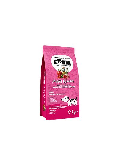 Edem Low Grain Puppy & Junior 2kg + 500gr ΔΩΡΟ