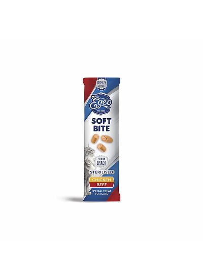 Egeo Cat Sterilised Soft Bite Μix 10gr (1τεμ)