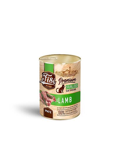 Fisi Cat Sterilised Αρνί Πατέ 400gr