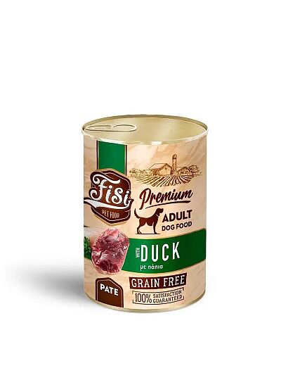 Fisi Dog Adult Πάπια Πατέ 400gr