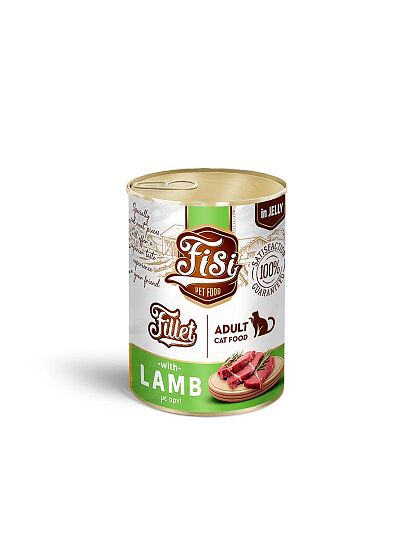 Fisi Fillet Cat Adult Αρνί σε Ζελέ 400gr